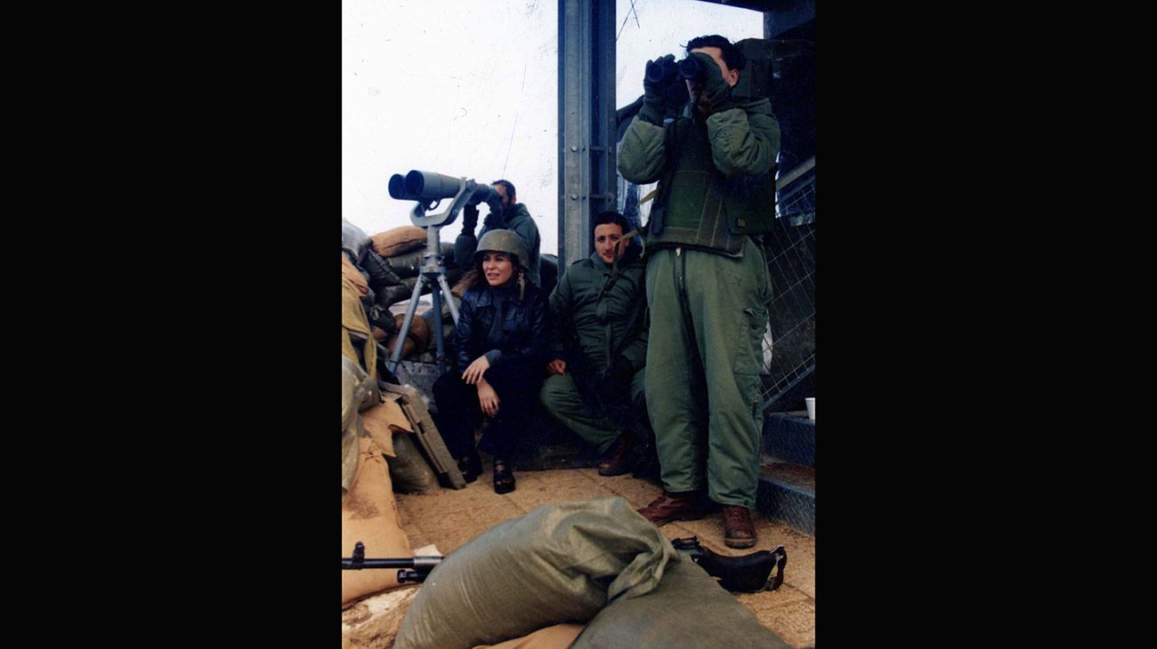 Israel. Puesto de observación militar israelí en la frontera con la Franja de Gaza.