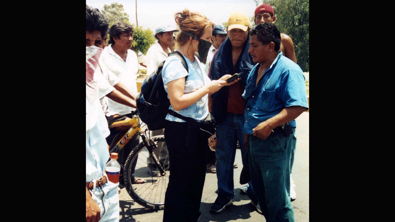 Perú, Nazca. Conflicto indígena.