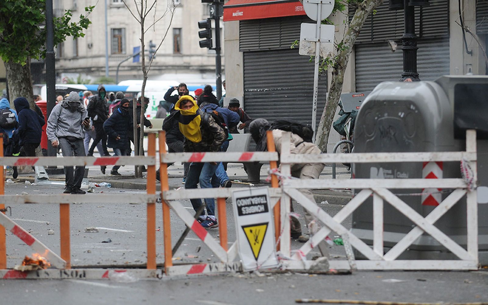 Incidentes en el congreso durante la votación del presupuesto