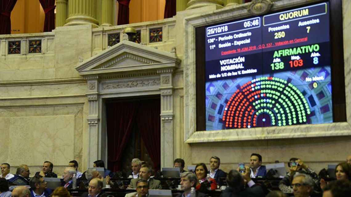 Despite fierce opposition, the Macri government's 2019 Budget passed the Lower House.