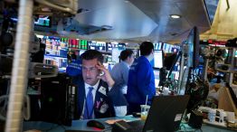 Trading On The Floor Of The NYSE As Stocks, Greenback Decline As Global Tensions Rise