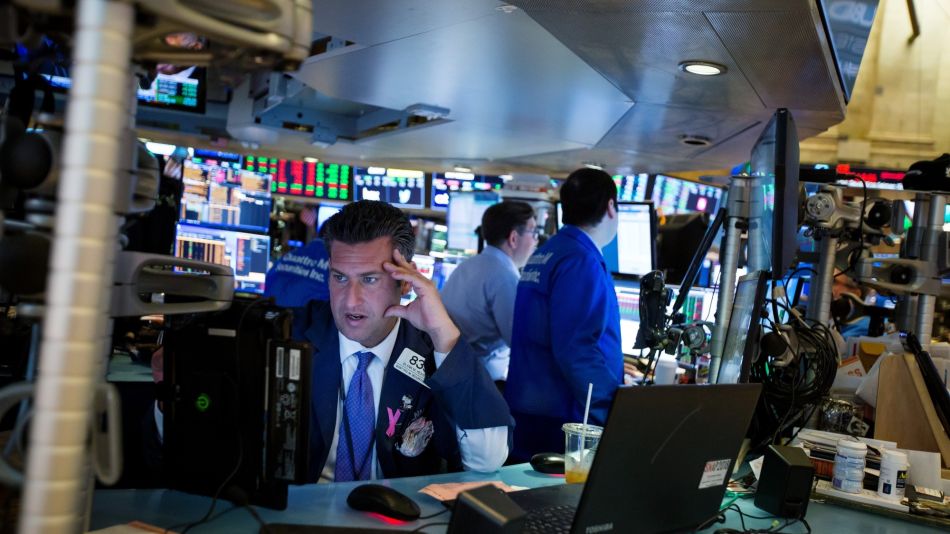 Trading On The Floor Of The NYSE As Stocks, Greenback Decline As Global Tensions Rise