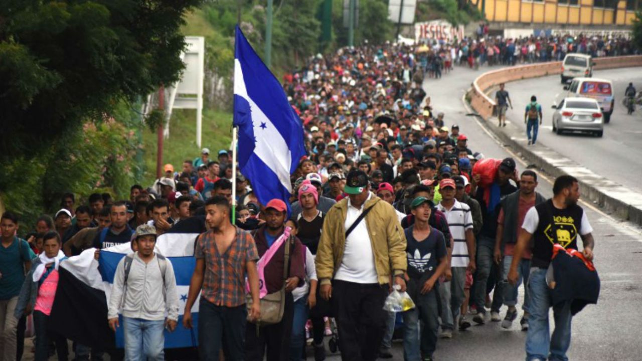 La multitudinaria caravana de migrantes est a 48 horas de viaje