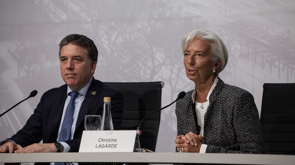 Nicolás Dujovne y Christine Lagarde 10262018