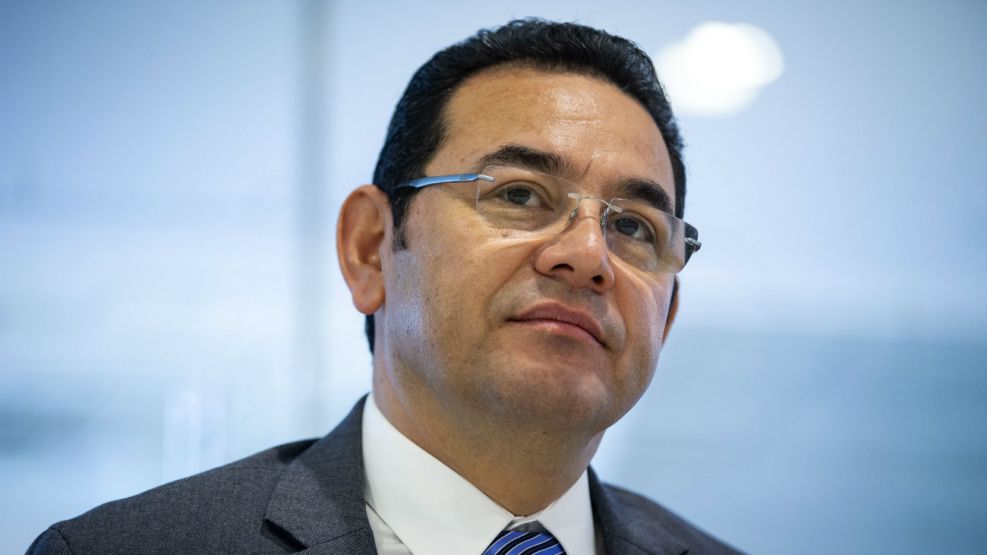 Jimmy Morales, presidente de Guatemala.20181026