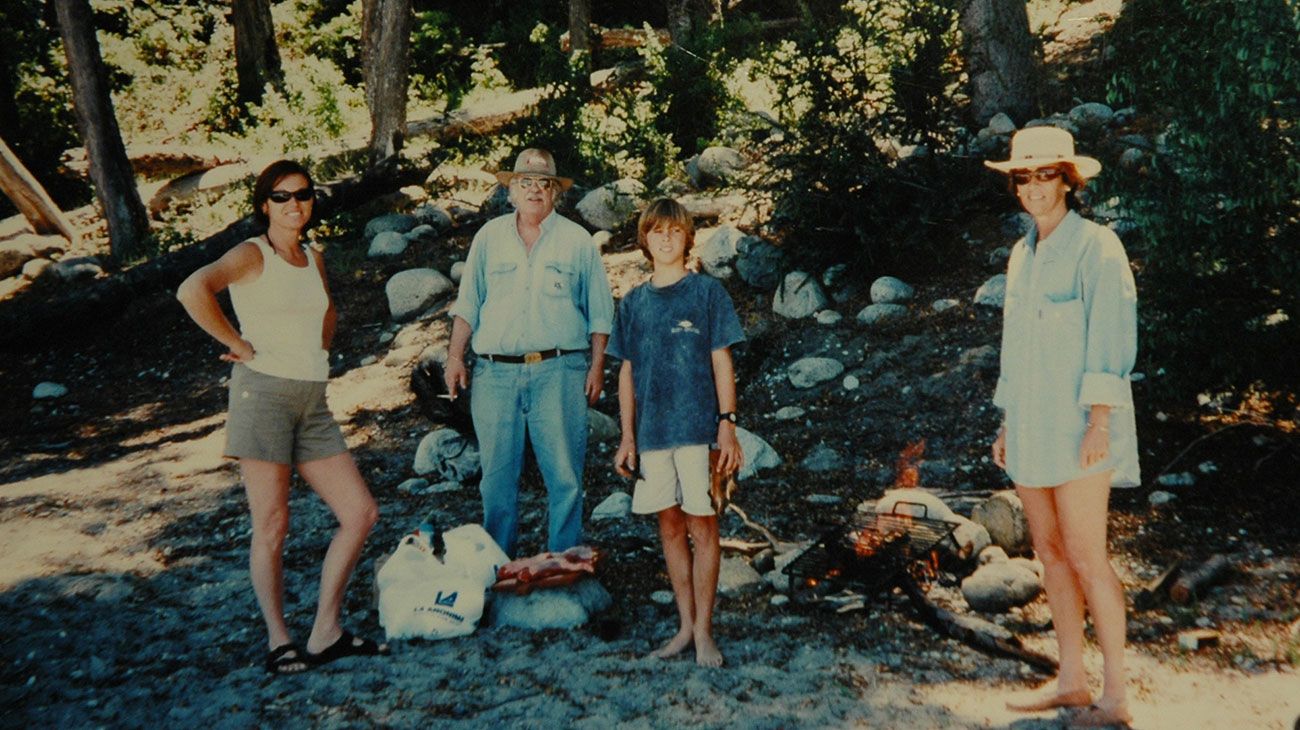 Imágenes de María Marta García Belsunce junto a su familia. 