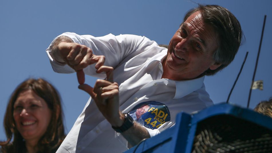 Jair Bolsonaro, en campaña