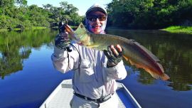 La mejor pesca de Brasil en el río con mayor población de peces.