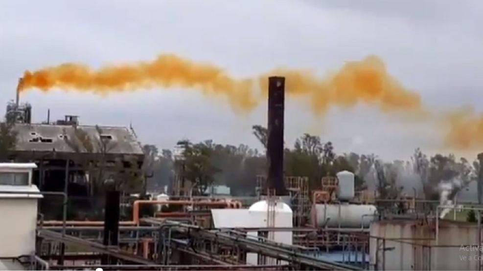 Escape de gas nitroso en Río Tercero