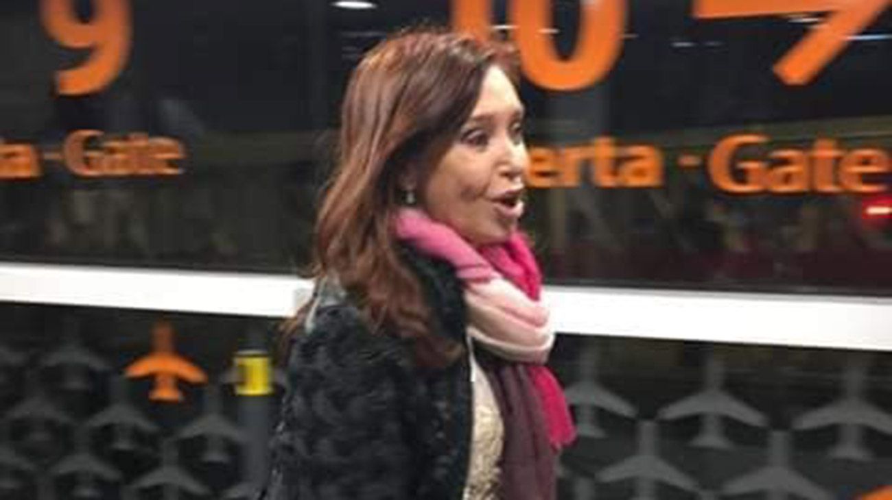 Cristina Fernández viajó a Santa Cruz para formar parte de un homenaje a Néstor Kirchner.