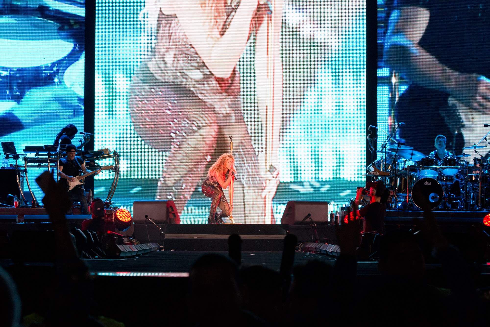 El show de Shakira en Buenos Aires.