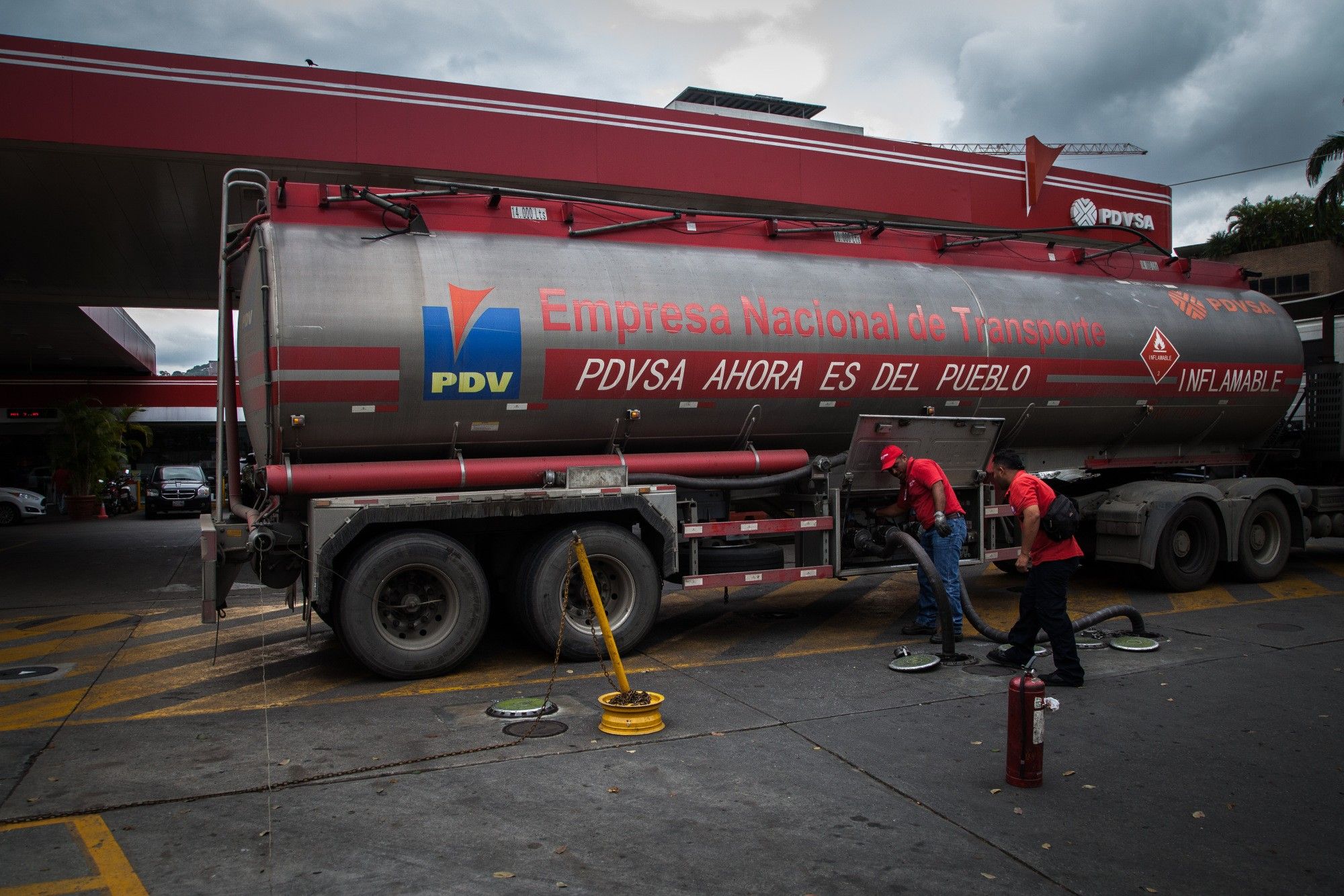 Gas Stations As Venezuela's Fuel Shortage Is Getting Worse