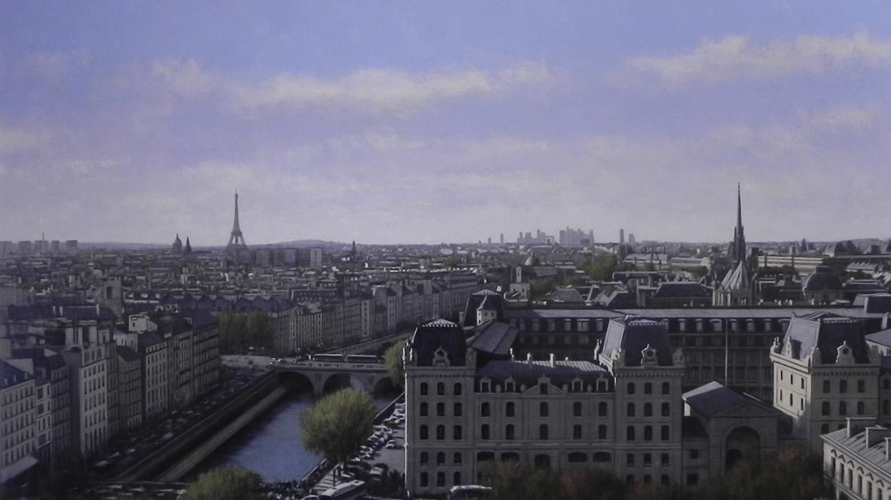 Vista de París, de Guillermo Bekes.