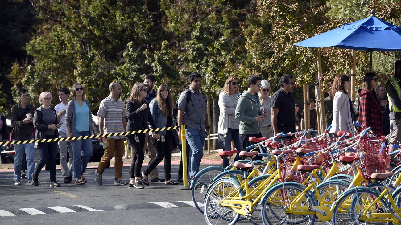 La protesta de los trabajadores de Google