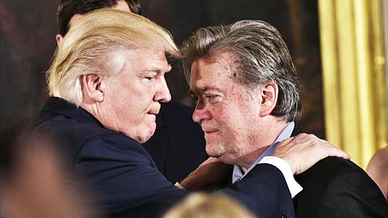 Ideólogo. Steve Bannon, cerebro del equipo de Trump y Bolsonaro.