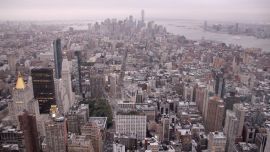 Las vistas desde el Empire State Building en Nueva York.