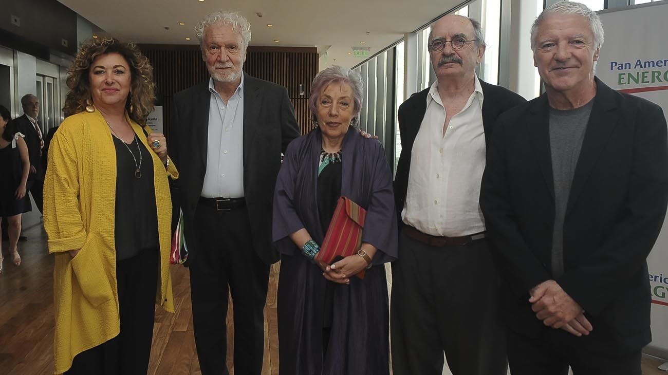 Guadalupe Noble, Carlos Gabetta, Norma Morandini y Carlos Ares en la entraga de los Premios Perfil 2018