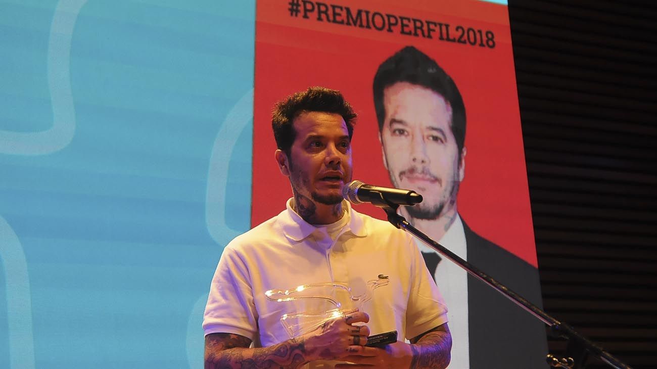 Sebastián Ortega recibió el Premio Perfil en el área Humanidades.