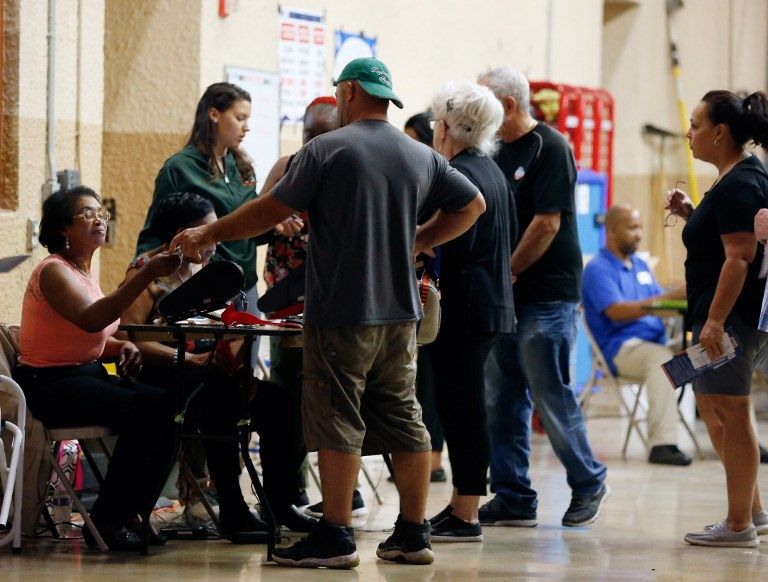 Las llamadas "midterms", elecciones de mitad de mandato, se celebran dos años después de la sorprendente victoria de Donald Trump en las presidenciales y se consideran un sondeo del apoyo al mandatario.