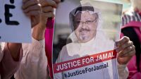 Demonstrators March To Protest The Disappearance Of Journalist Jamal Khashoggi