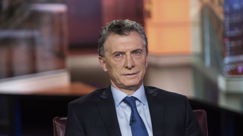 El presidente de la Nación Mauricio Macri