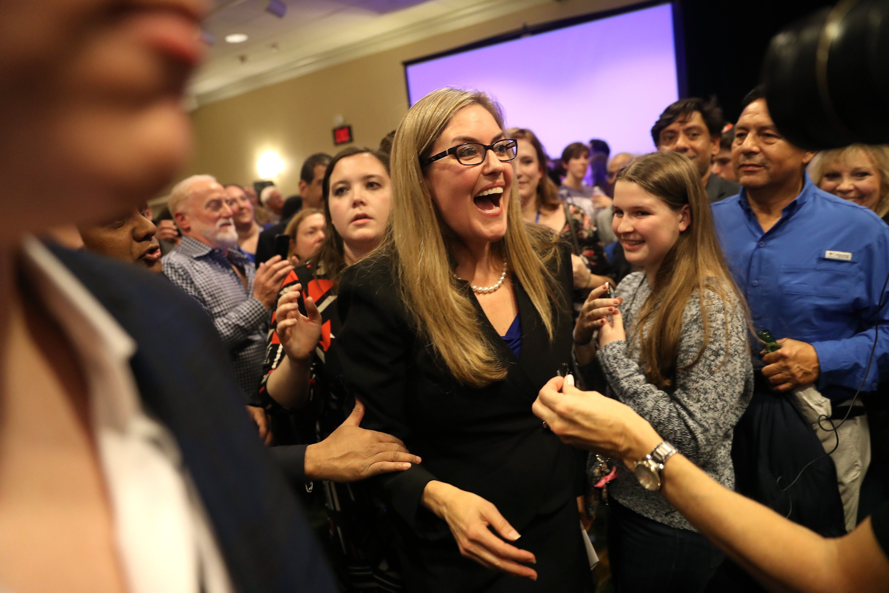 La candidata demócrata Jennifer Wexton.