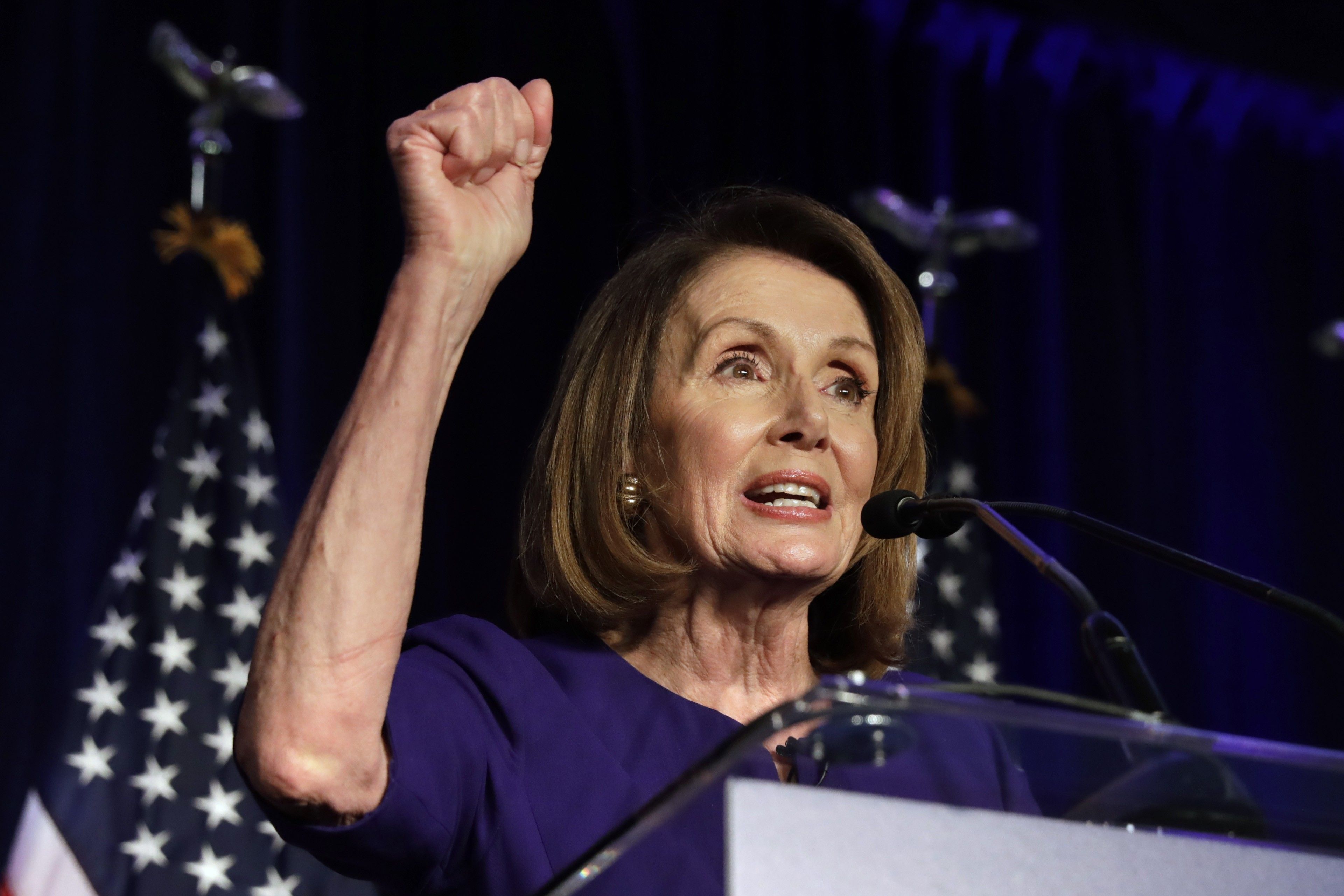 Nancy Pelosi, líder demócrata de la Cámara de Representantes