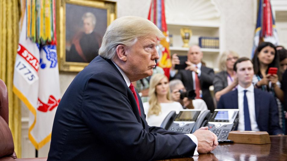 Kanye West Meets President Trump In The Oval Office Of The White House