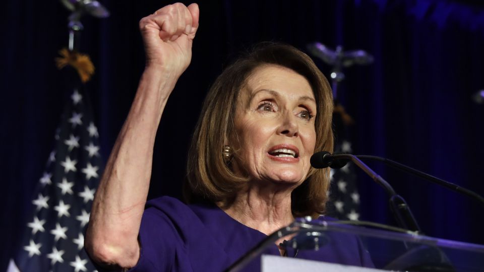 Nancy Pelosi, líder demócrata de la Cámara de Representantes