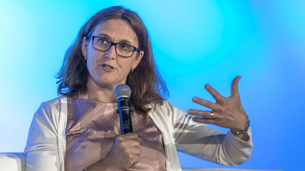 la comisaria de Comercio de la UE, Cecilia Malmström,