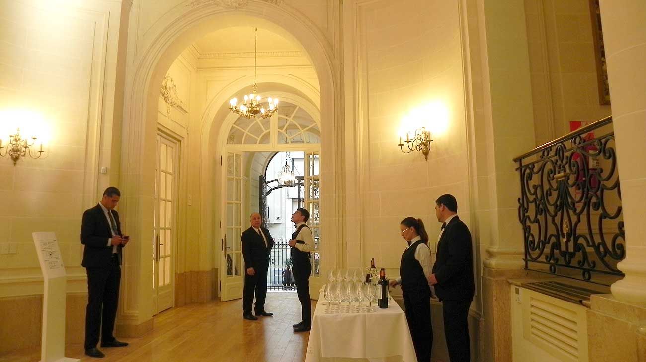 El interior del Palacio Bencich durante la reapertura al público como sede del Centro Cultural Coreano.