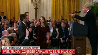 casa blanca trump periodista