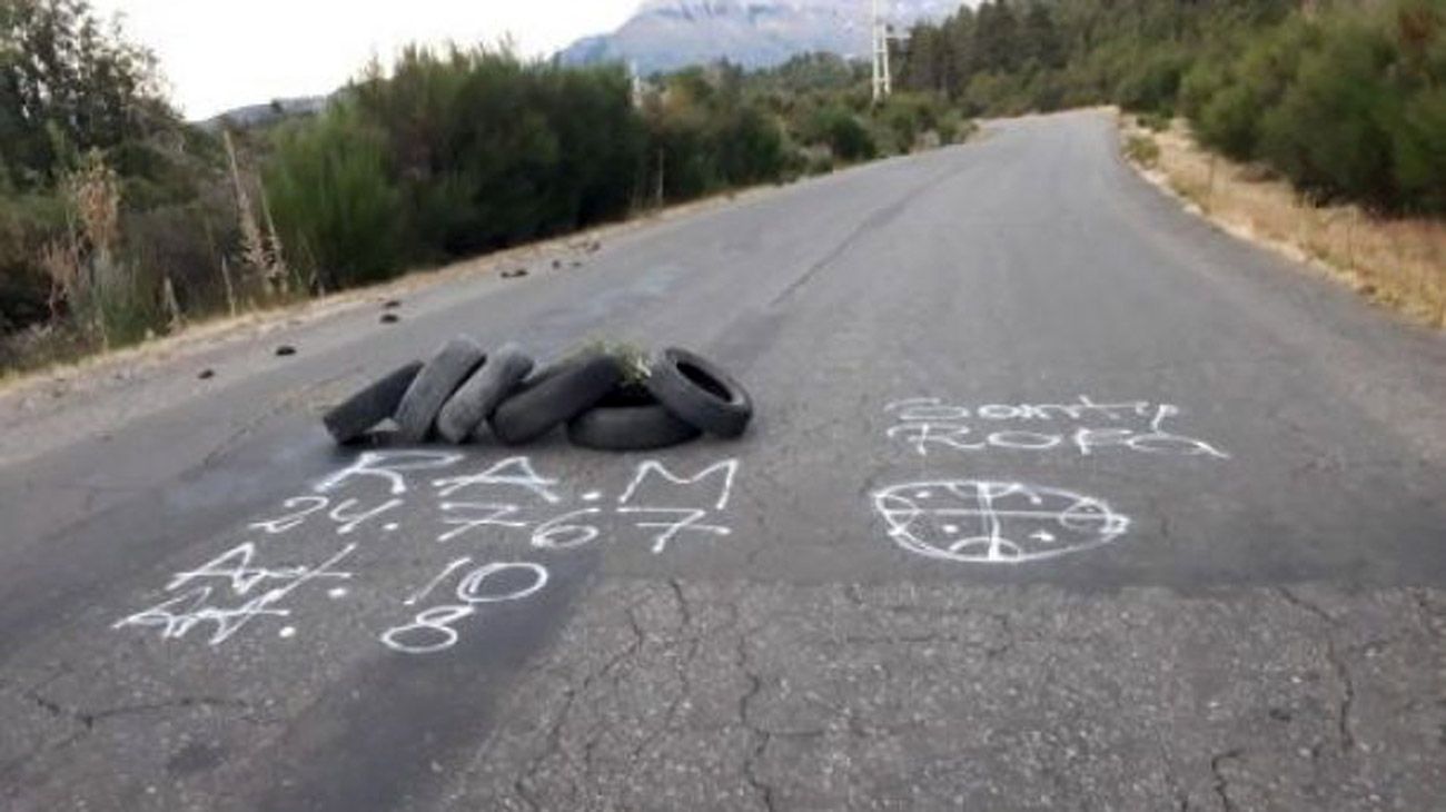 Las pintadas del gasoeducto de Chubut