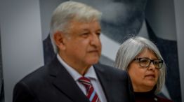 President Elect Lopez Obrador Holds Press Conference With Future Economy Minister Graciela Marquez Colin 