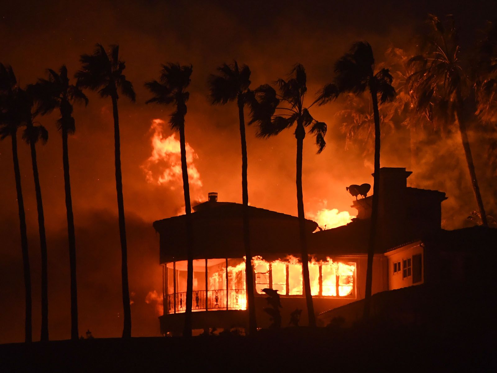 Incendios masivos en Estados unidos.