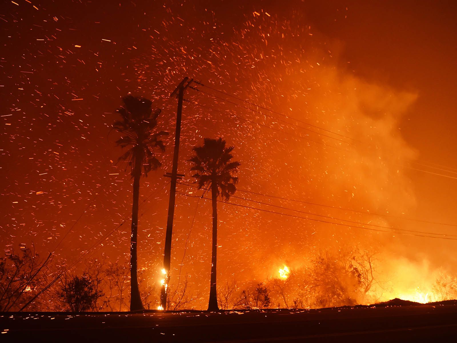 Incendios masivos en Estados unidos.