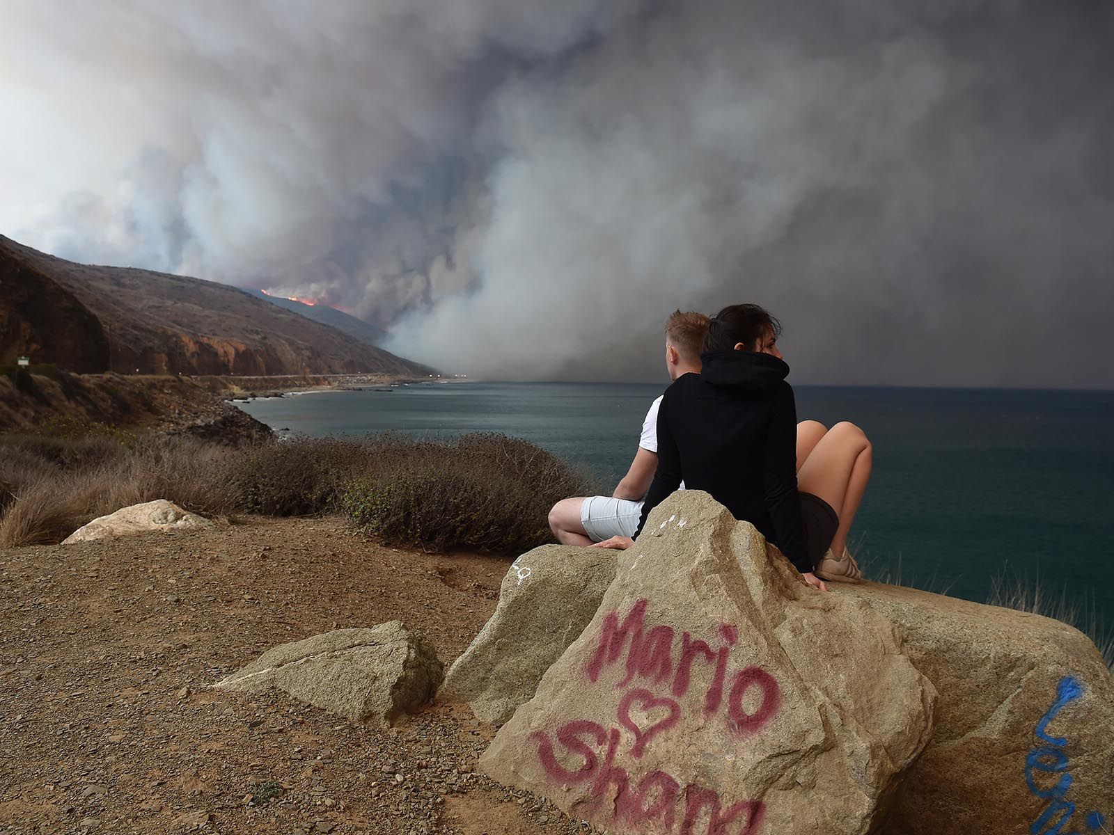 Incendios masivos en Estados unidos.