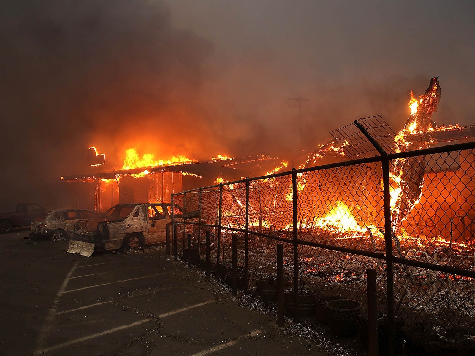 Incendios masivos en Estados unidos.