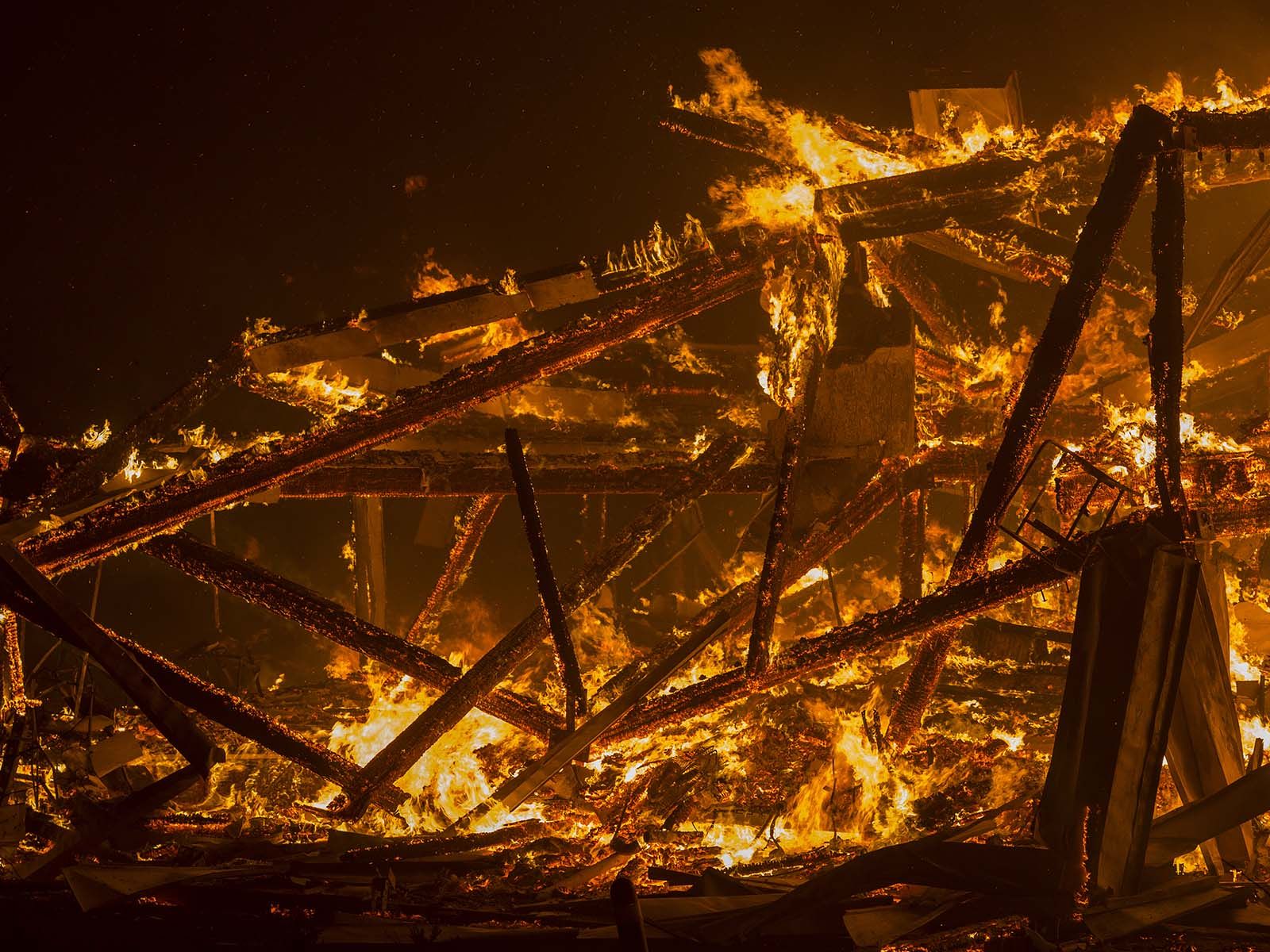 Incendios masivos en Estados unidos.