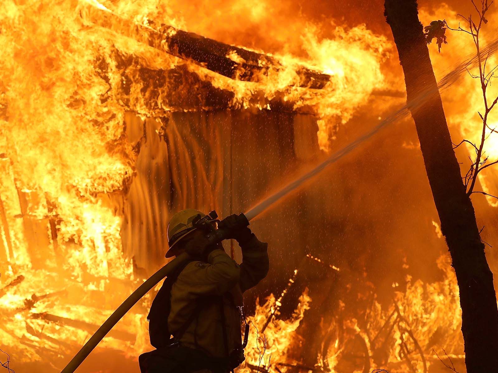 Incendios masivos en Estados unidos.