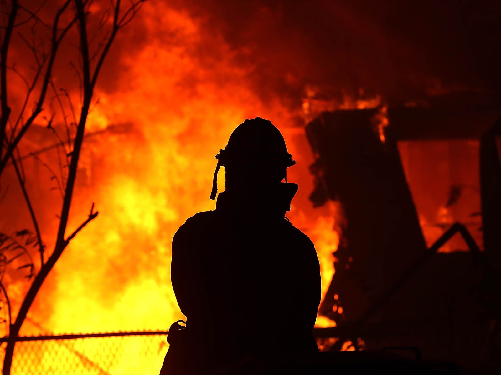 Incendios masivos en Estados Unidos.