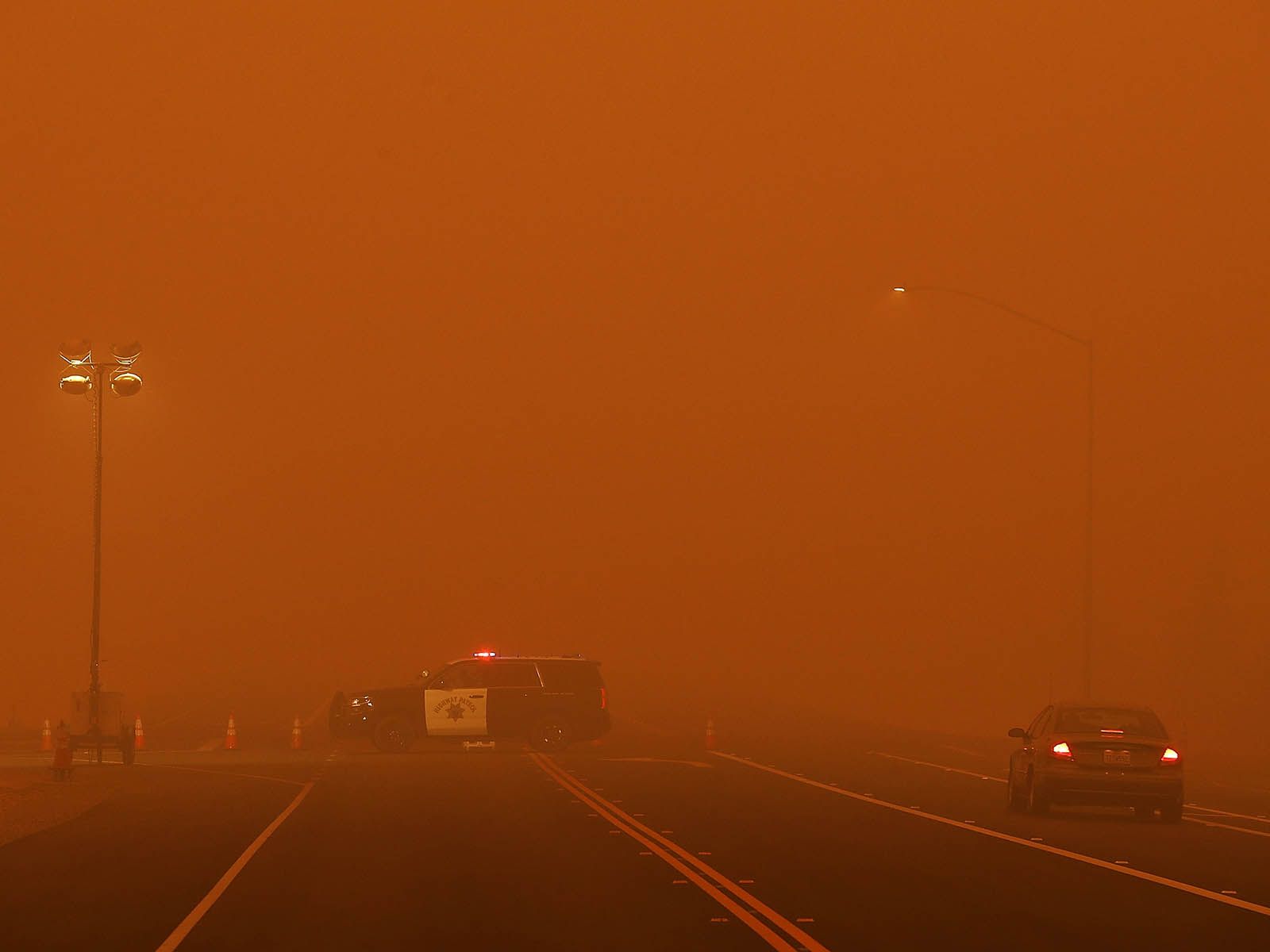 Incendios masivos en Estados Unidos.