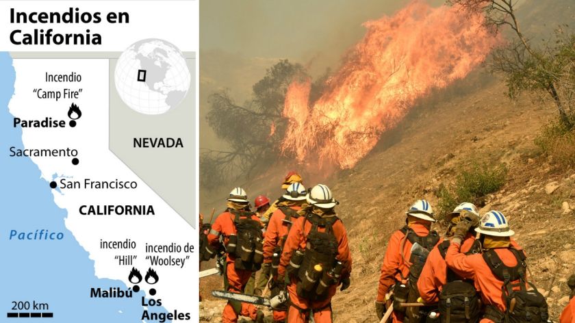 California sufre el incendio más mortífero de su historia | Perfil