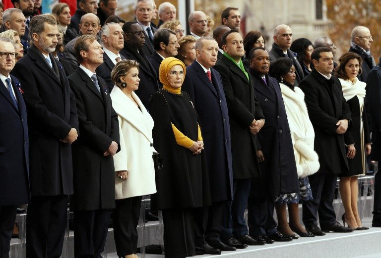 En París y Londres, líderes europeos conmemoraron el centenario del fin de la Gran Guerra.