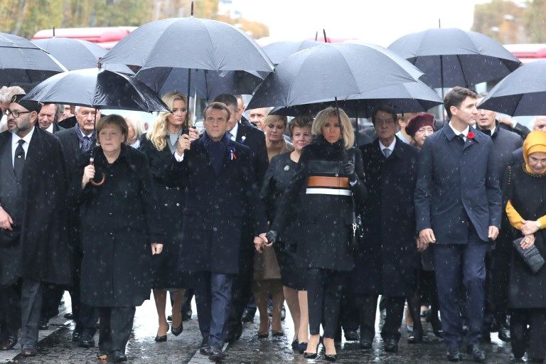 En París y Londres, líderes europeos conmemoraron el centenario del fin de la Gran Guerra.