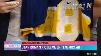 El mensaje de Juan Román Riquelme viendo Tenemos Wifi