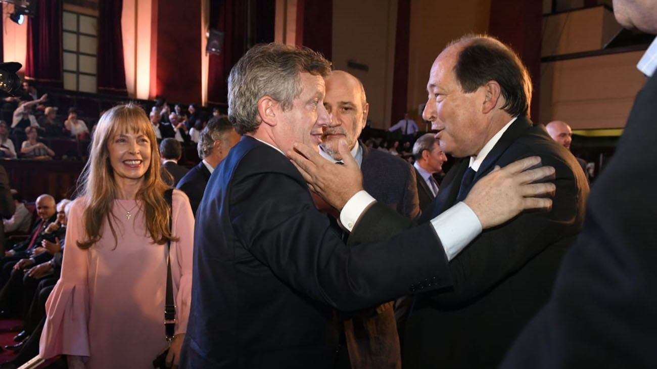  Emilio Monzó, presidente de la Cámara de Diputados junto a Jesus Rodríguez y Ernesto Sanz