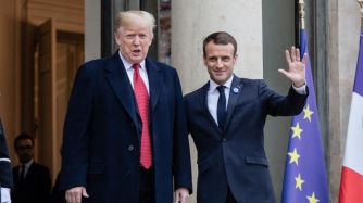 Donald Trump y Emmanuel Macron