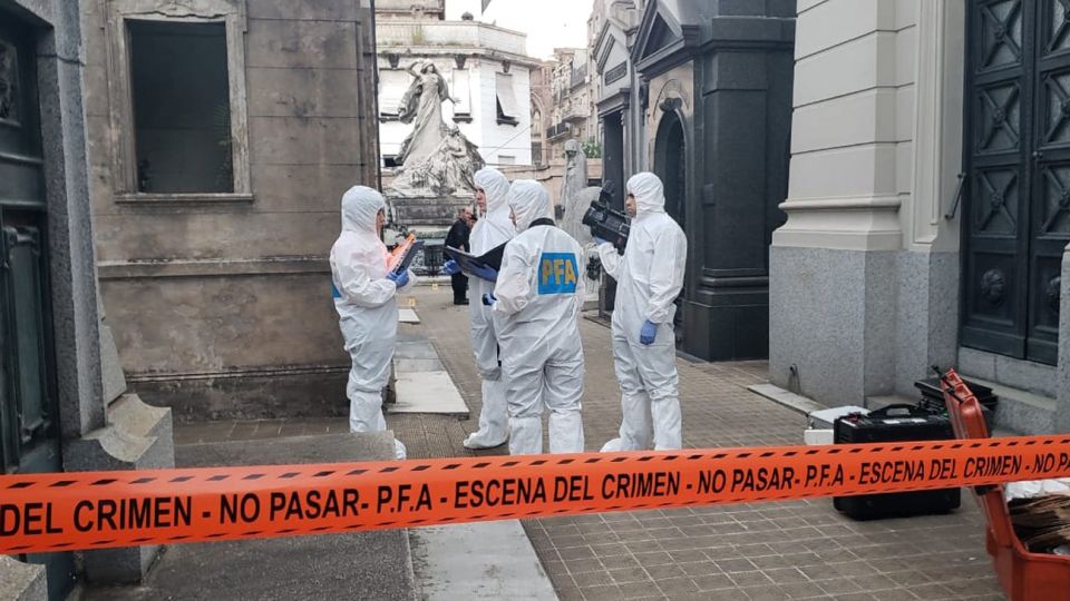 Así quedó el mausoleo de Ramón L. Falcón en el cementerio de Recoleta