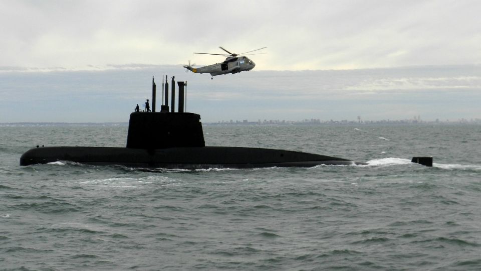 El submarino de la Armada Argentina "ARA San Juan" desapareció el 15 de noviembre de 2017 en el Océano Atlántico.